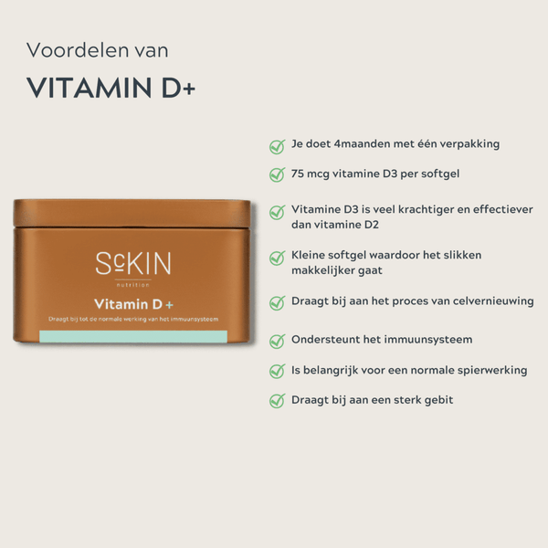 ScKIN Nutrition - Vitamin D+ - Dietary Supplements