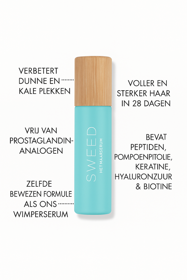 Sweed - Haarserum voor voller haar en baardgroei – Vegan & krachtig formule