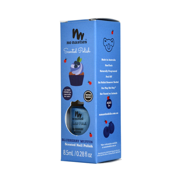 No Nasties - Kindernagellak - Blueberry Muffin - Blauw