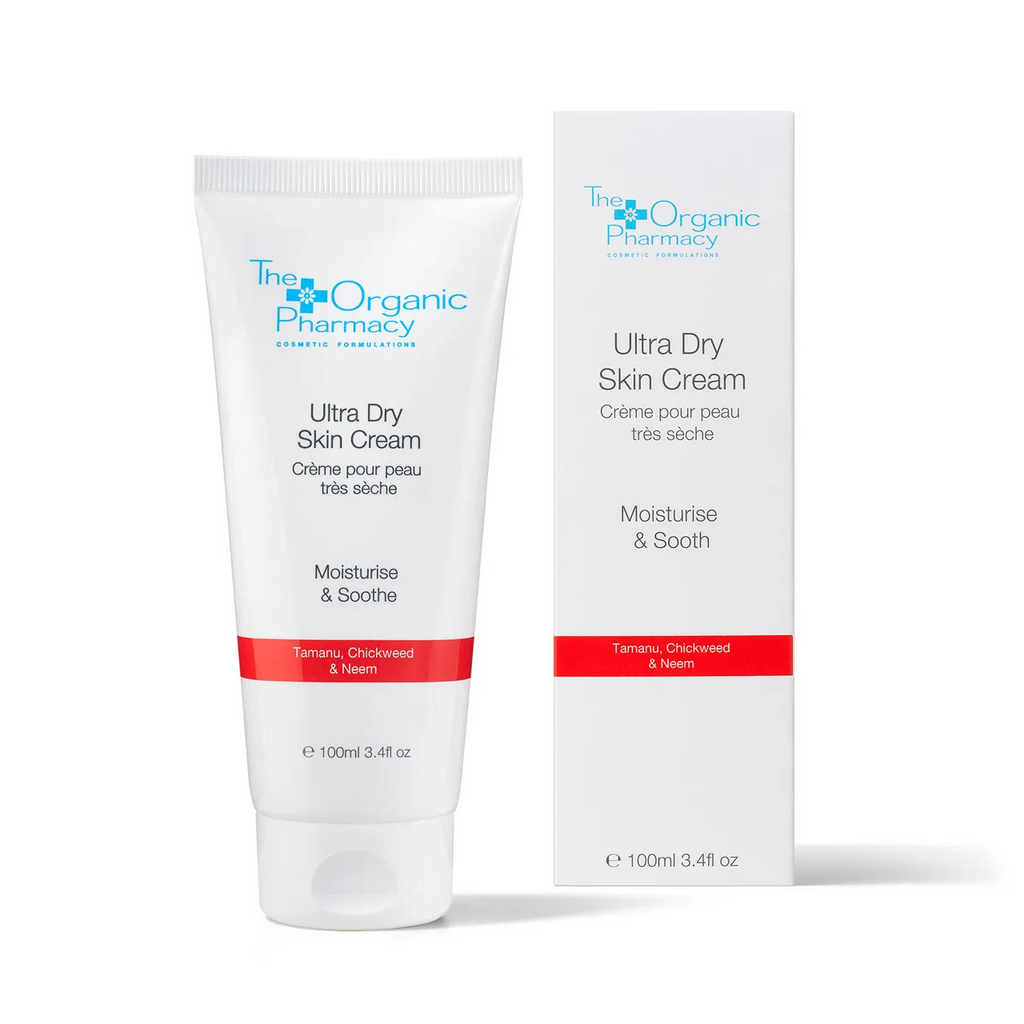 The Organic Pharmacy - Natuurlijke Ultra Dry Skin Cream – Verzacht Droge, Gevoelige Huid & Eczeem in 5 Seconden