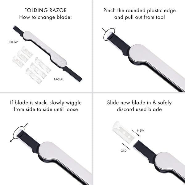 Tweezerman -  Complete set  Wenkbrauw- en Gezichtsverzorging - Brow & Facial Grooming Set