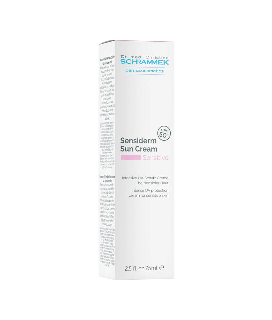 Dr Schrammek - Sensiderm Sun Cream SPF 50 - Dagcreme met UVA- en UVB- bescherming - Beauty Junkies