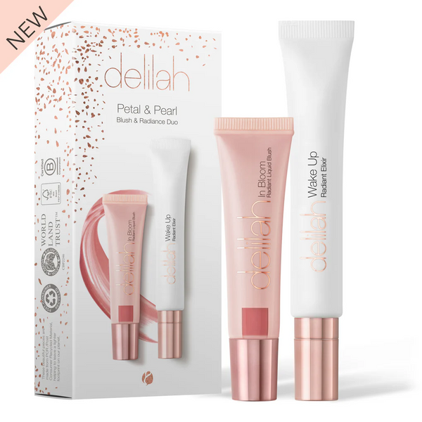 Delilah Cosmetics - Petal & Pearl  Blush & Radiance Duo - Blush & Highlighter