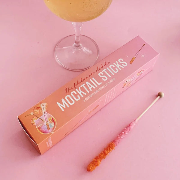 The Cabinet of CuriosiTeas - Mocktail Sticks Cosmopolitan Box met 6 sticks (1 stuk) - Beauty Junkies