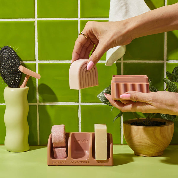 Kitsch - Reiscase voor Shampoo & Conditioner Bars – Lekvrij & Stijlvol | Voor 2 Bars