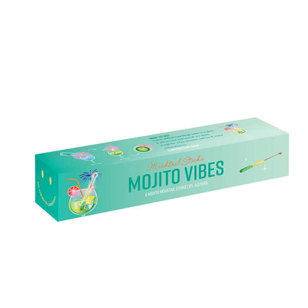 The Cabinet of CuriosiTeas - Mocktail Sticks Mojito Box met 6 sticks (1 stuk) - Beauty Junkies