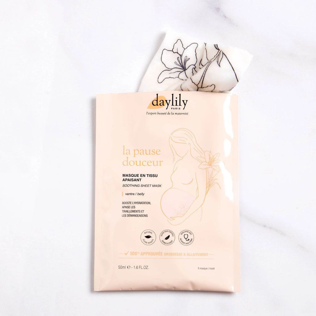 Daylily Paris - Belly Mask - La Pause Douceur Rustgevend Buikmasker - Sheetmasker