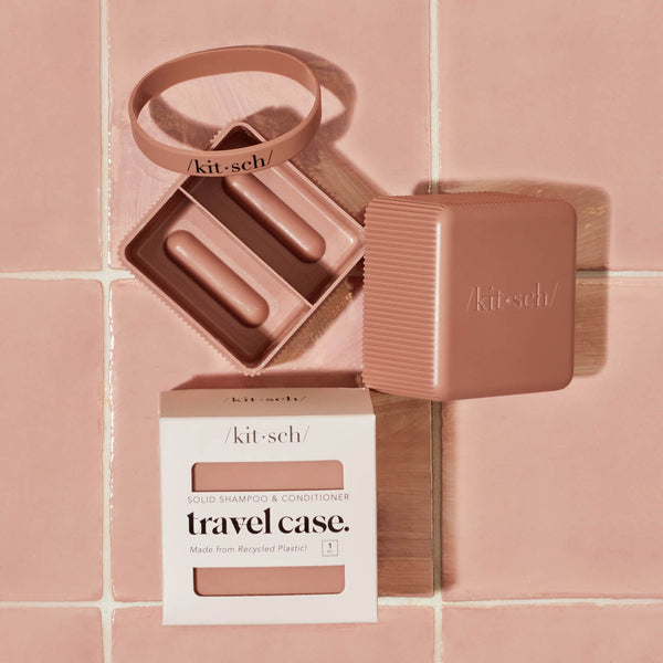 Kitsch - Reiscase voor Shampoo & Conditioner Bars – Lekvrij & Stijlvol | Voor 2 Bars