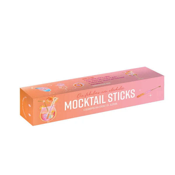 The Cabinet of CuriosiTeas - Mocktail Sticks Cosmopolitan Box met 6 sticks (1 stuk) - Beauty Junkies
