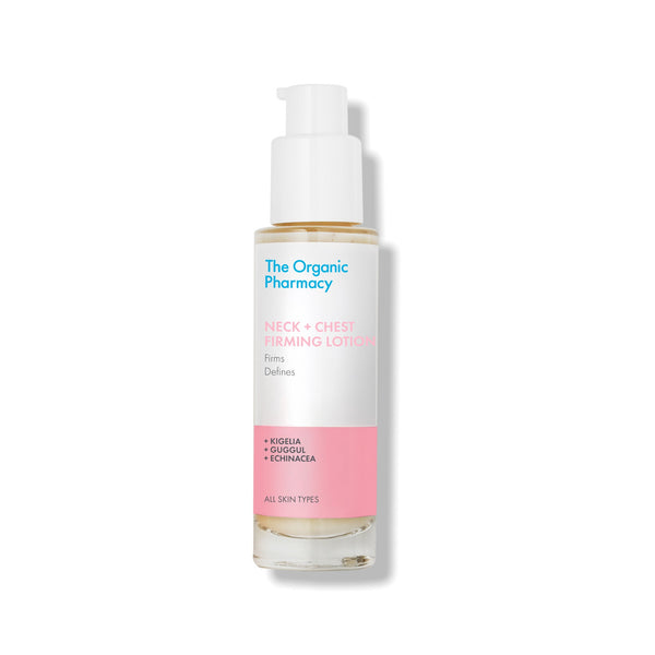 The Organic Pharmacy - Neck + Chest Firming Lotion – Verstevigende Lotion voor Nek, Dekolleté en Borst