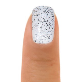 Zoya – Dallas – Vegan Glitter Topcoat met Witte en Zilveren Accenten