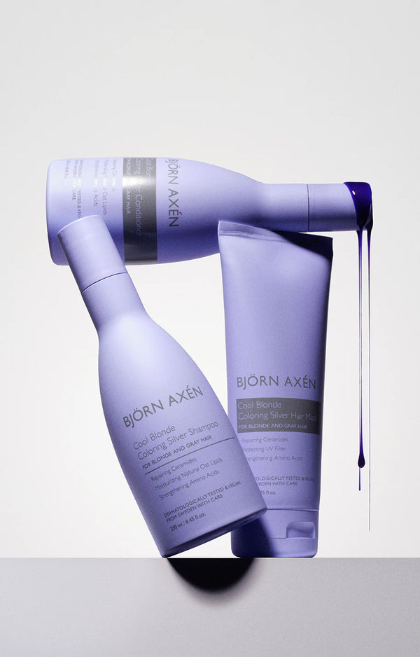 Björn Axén Cool Blonde Coloring Silver Hair Mask – 200 ml – Verhelderend Haarmasker voor Blond en Grijs Haar