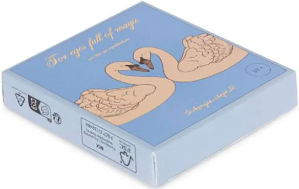 Konges Slojd-  Oogschaduwpalet voor kinderen – On The Go (Blauw/Roze)