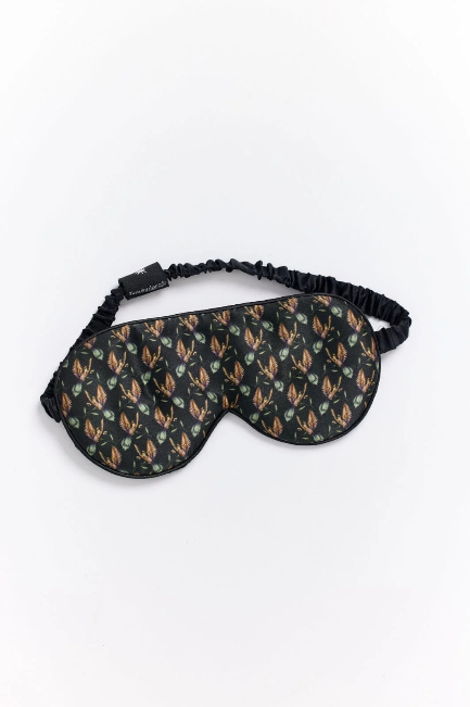 Fan Palm - Fan Palm Zijden Slaapmasker – 100% Mulberry Zijde
