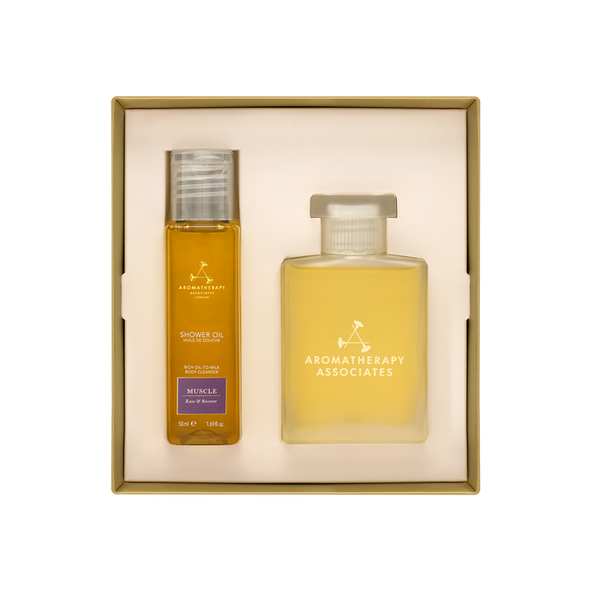 Aromatherapy Associates – Ease & Recover: Muscle Ease Heroes - Ontspannende Spierherstel Set