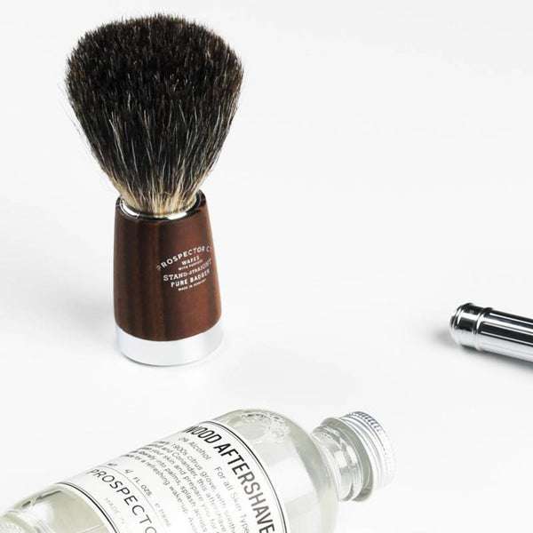 Prospector co - shaving brush Graudas - ash wood