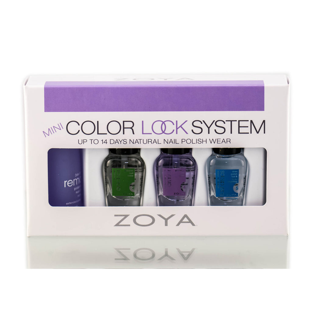 Zoya Natural Nail Polish Mini Color Lock System - Set of 4