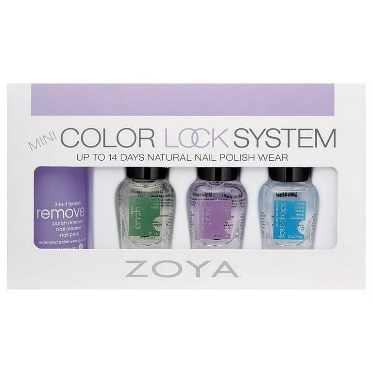 Zoya Natural Nail Polish Mini Color Lock System - Set of 4