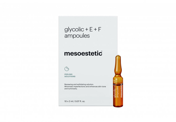 Mesoestetic - Glycolic Acid 10% + Vit. E + F Ampoules 10x2ml