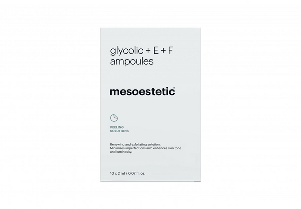 Mesoestetic - Glycolic Acid 10% + Vit. E + F Ampoules 10x2ml