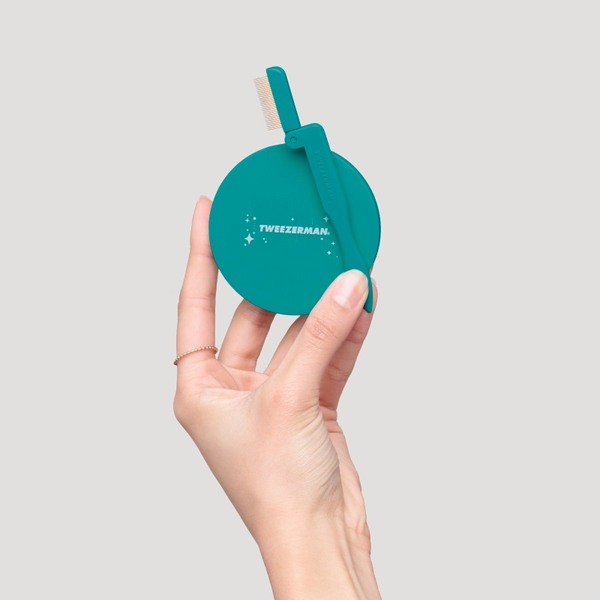 Tweezerman - Majestic Turquoise Lashcomb & Mirror Set - Beauty Junkies