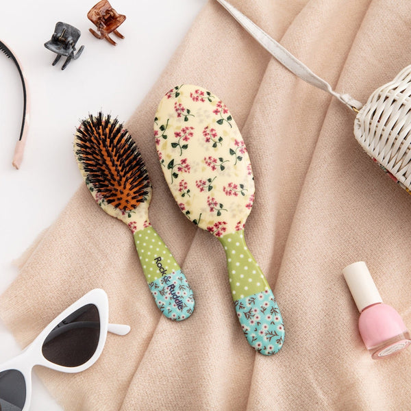 Rock & Ruddle Hairbrush Pink Blossom