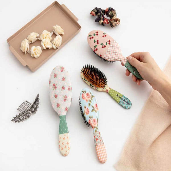 Rock & Ruddle - Hairbrush Pink Gingham
