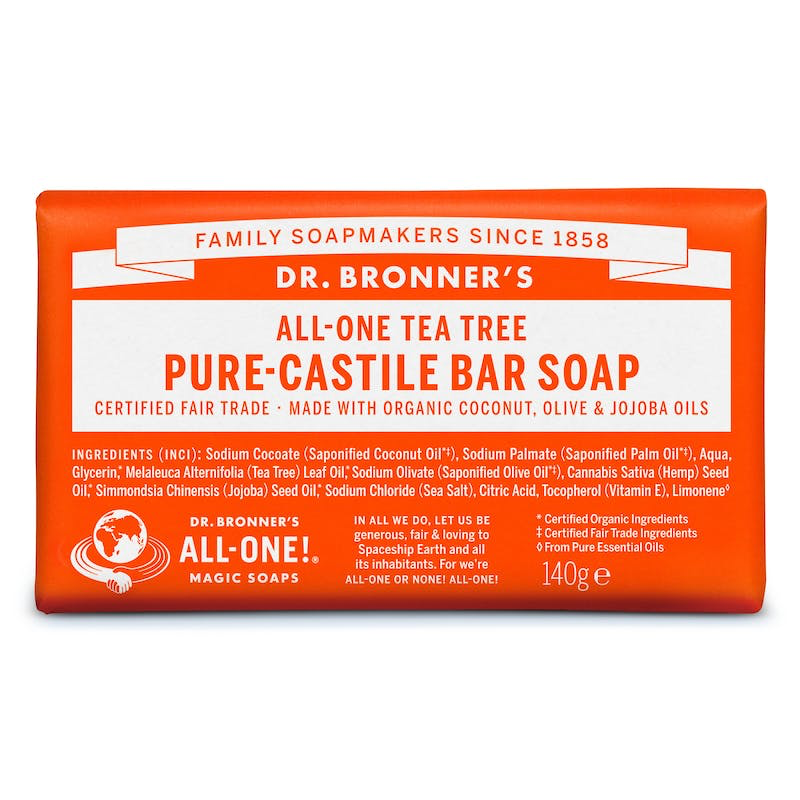Dr. Bronner's - Tea Tree Zeepblok - Beauty Junkies