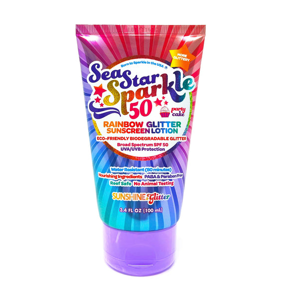 Sunshine & Glitter - SeaStar Sparkle SPF 50 Party Cake Sunscreen