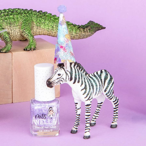 Miss Nella – Kindernagellack – Sparkly Zebra