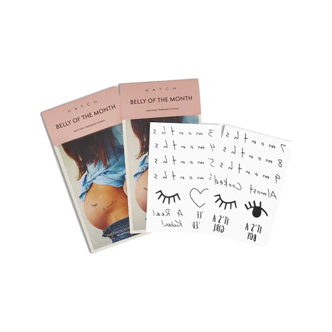 Hatch Mama - Non Toxic Tijdelijke Buik Tatoeages - Beauty Junkies