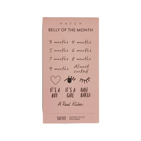 Hatch Mama - Non Toxic Tijdelijke Buik Tatoeages - Beauty Junkies