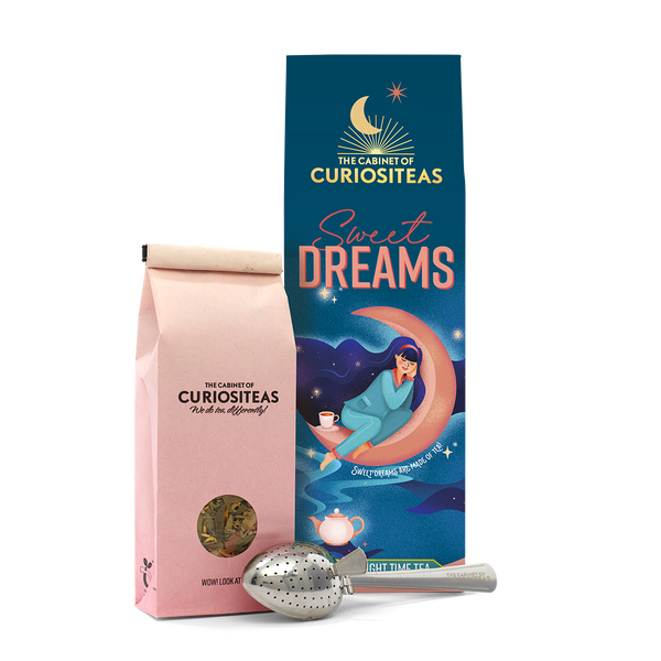 The Cabinet of CuriosiTeas - Sweet dreams Giftbox - Cadeauset losse thee met thee-ei - Beauty Junkies
