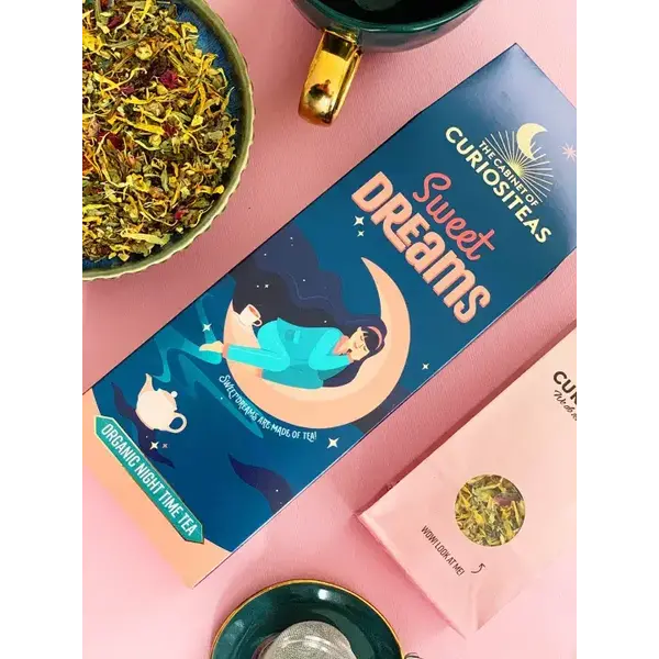 The Cabinet of CuriosiTeas - Sweet dreams Giftbox - Cadeauset losse thee met thee-ei - Beauty Junkies