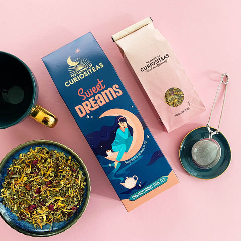 The Cabinet of CuriosiTeas - Sweet dreams Giftbox - Cadeauset losse thee met thee-ei - Beauty Junkies