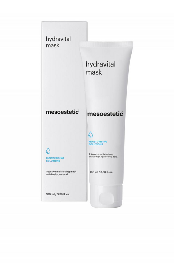 Mesoestetic - Hydra Vital Mask – Intensief hydraterend masker met hyaluronzuur voor droge en gedehydrateerde huiden, herstelt vocht en versterkt de huidbarrière.
