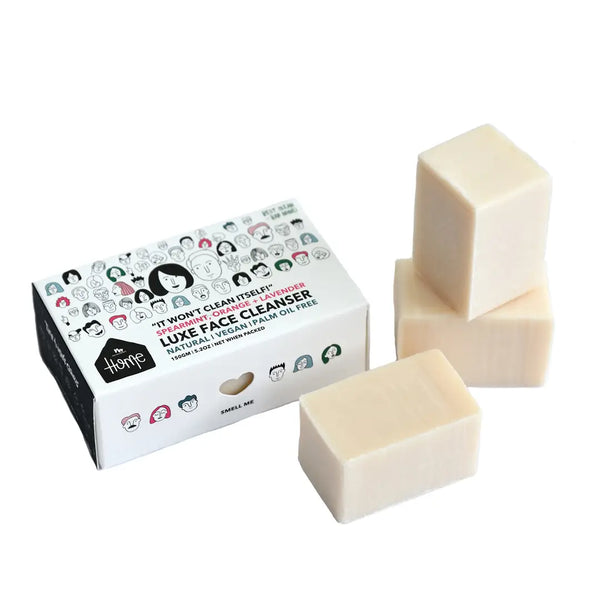 No Nasties – Vegan Gezichtsreiniger Bar – Natuurlijke & Plasticvrije Zeep (set van 3 x 50g)