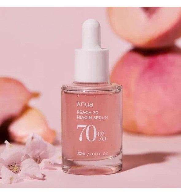 Anua -  Peach 70 Niacin Serum – Glow Boost & Egalere Huid (30 ml)