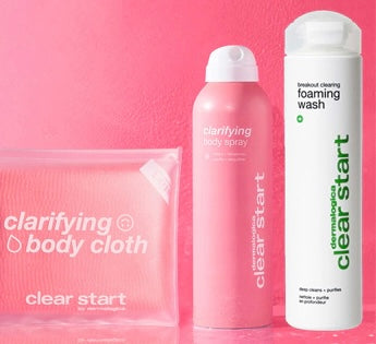 Complete Clear Start Glow & Go Kit voor een zuivere, stralende huid.