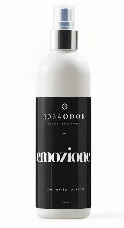 Rosaodor Emozione – elegante geurtextielspray in stijlvolle flacon