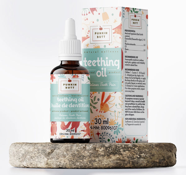 Punkin Butt - Homeopathische Tandjesolie – 100% Natuurlijk & Effectief