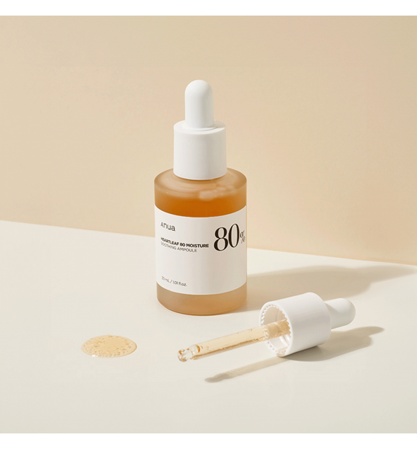 Anua - Heartleaf 80% Soothing Ampoule – Kalmerend & Hydraterend Serum (30 ml)