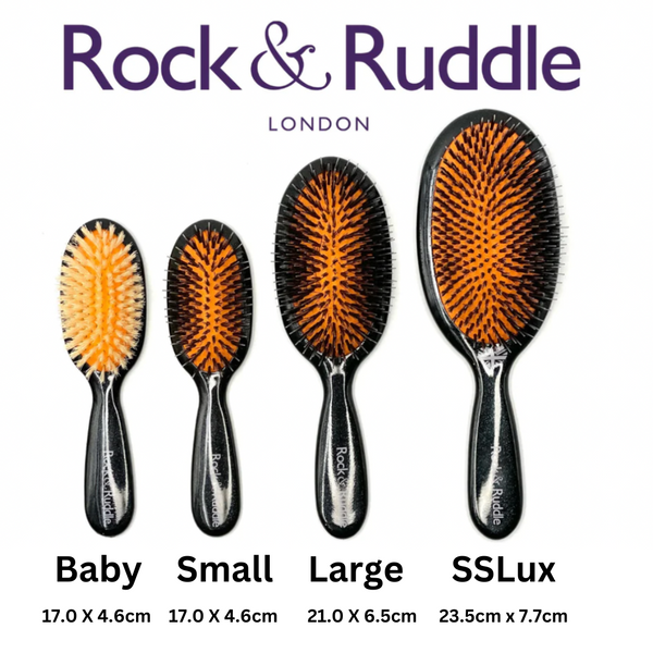 Rock & Ruddle Black Stardust Haarborstel - Beauty Junkies