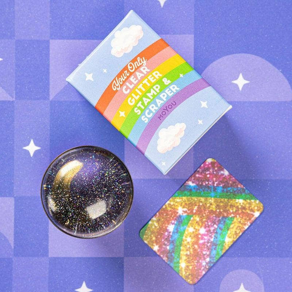 MoYou London - Glitterstempel en schraper - Beauty Junkies