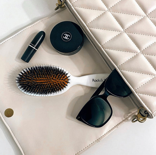 Rock & Ruddle - White Shimmer Haarborstel - Beauty Junkies