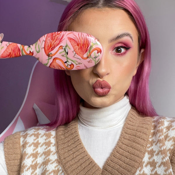 Rock & Ruddle - Haarborstel  Mixed Flamingos - Beauty Junkies