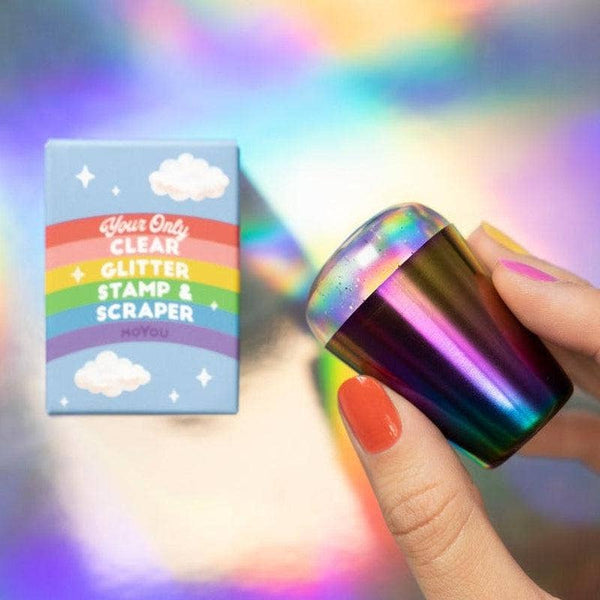 MoYou London - Glitterstempel en schraper - Beauty Junkies