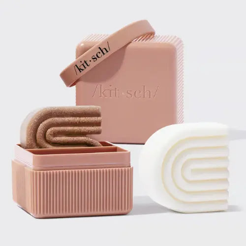 Kitsch - Reiscase voor Shampoo & Conditioner Bars – Lekvrij & Stijlvol | Voor 2 Bars