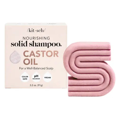Kitsch -  Voedende Shampoobar met Castor Olie – Voor Gehydrateerd, Gezond Haar