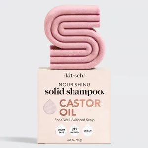Kitsch -  Voedende Shampoobar met Castor Olie – Voor Gehydrateerd, Gezond Haar